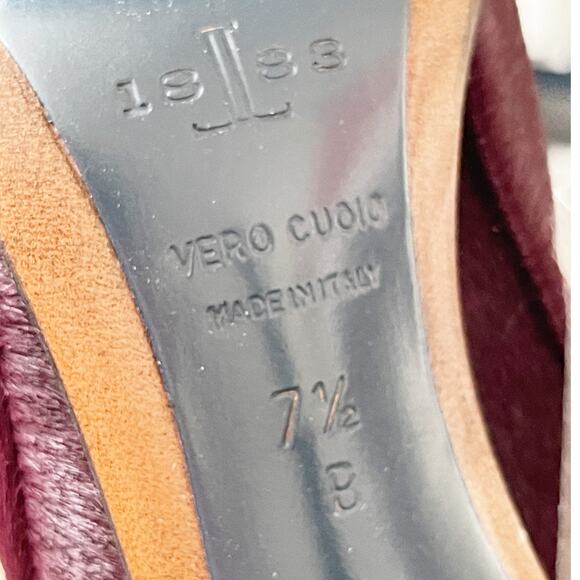 Lucchese Deep Purple Heeled Boots - Picture 11 of 12